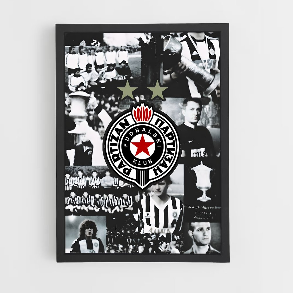 Poster Partizan Grooves – affiche Basketball (vue 2)